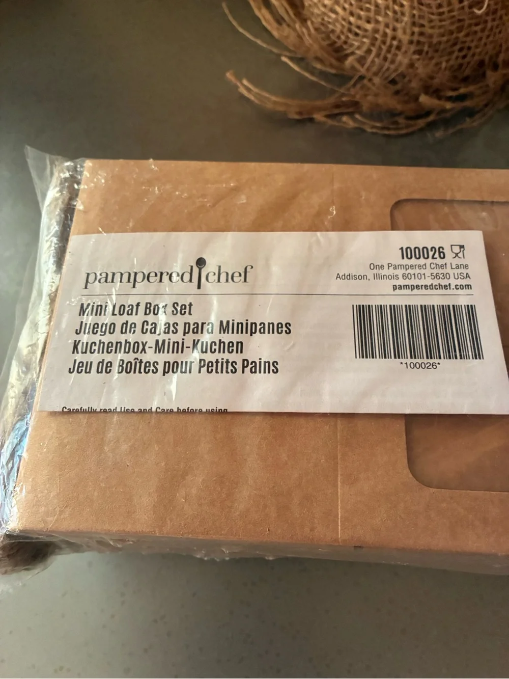 Pampered Chef, NEW IN PACKAGE, Mini Loaf Box Set.